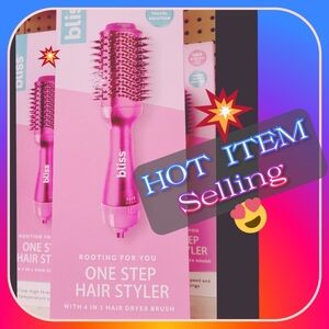 Bliss Hair Dryer Brush - One Step Styling Thermal Blowout Brush Hair Dryer -